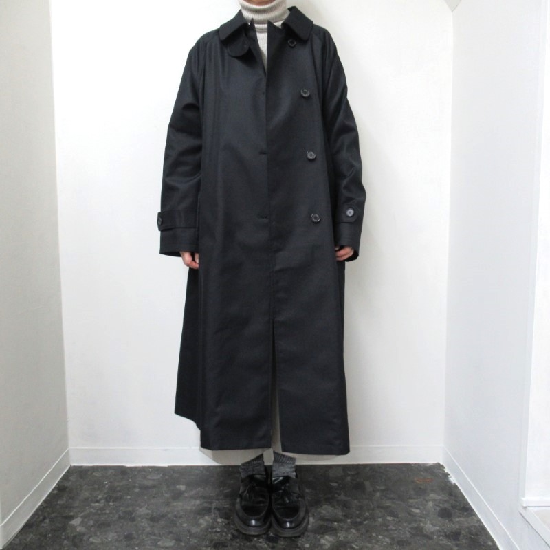 Michel Beaudouin  スタンドカラーロングコート /NV3 【日本製】